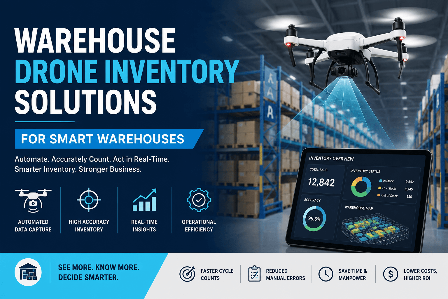 Warehouse Drone Inventory Solutions for Smart Warehouses